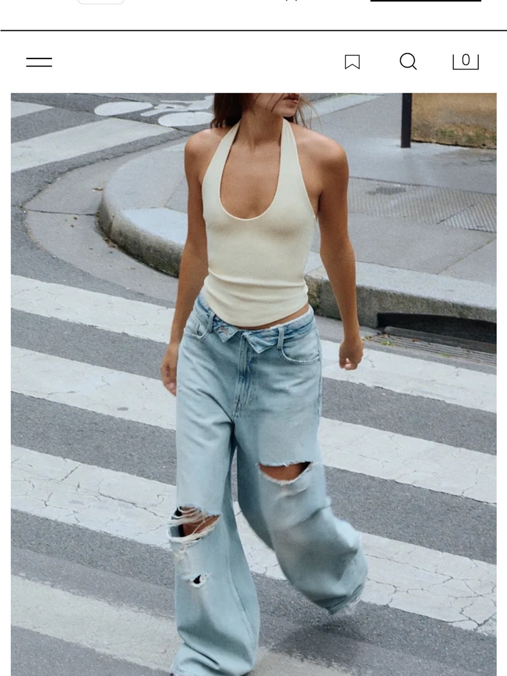 NWT Zara jeans 26/27 Zara 36